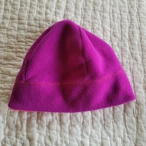Children's Place Fuschia Purple Fleece Winter Beanie Hat Size L/XL 8+